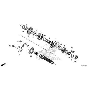 TRANSMISSION (MAINSHAFT)
