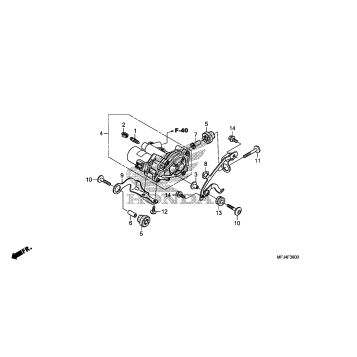 REAR POWER UNIT (CBR600RA)