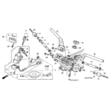 HANDLEBAR + TOP BRIDGE