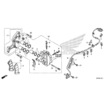 FRONT BRAKE CALIPER (2)
