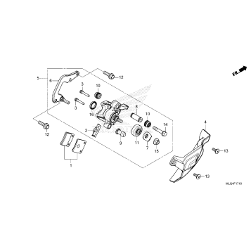 PARKING BRAKE CALIPER
