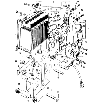 BATTERY + ELECTRIC PLATE