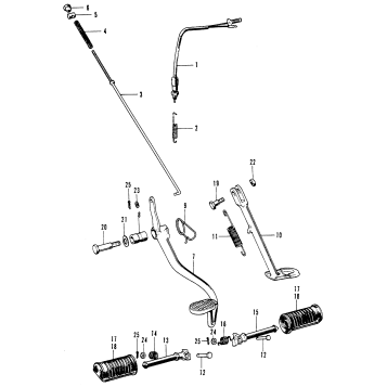 REAR BRAKE + SIDE STAND