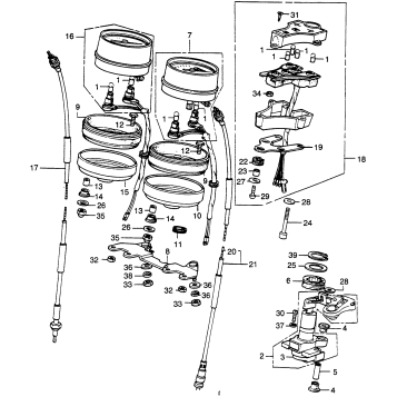 SPEEDOMETER + TACHOMETER