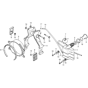 RADIATOR SHROUD + RESERVE TANK