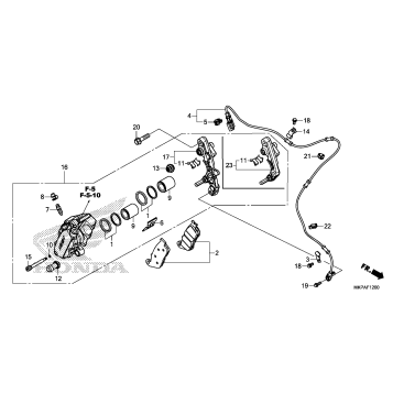 FRONT BRAKE CALIPER (1)