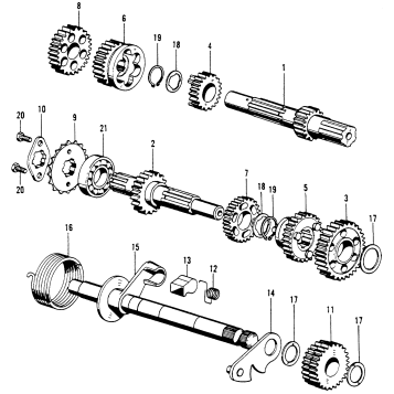 TRANSMISSION + KICK STARTER