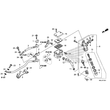 REAR BRAKE MASTER        CYLINDER (2)