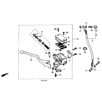 FRONT BRAKE MASTER CYLINDER