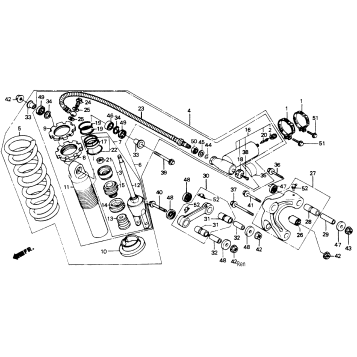 REAR SHOCK ABSORBER 84-85