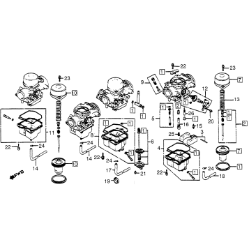 CARBURETOR COMP. PARTS