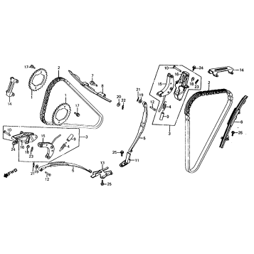 CAM CHAIN + TENSIONER