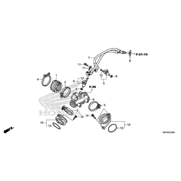 INTAKE MANIFOLD@INJECTOR