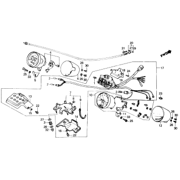 SPEEDOMETER + TACHOMETER