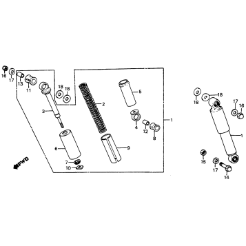 REAR SHOCK ABSORBER 82
