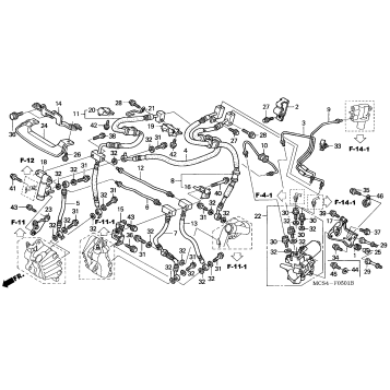 FRONT BRAKE HOSE (ST1300A)