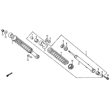 REAR SHOCK ABSORBER