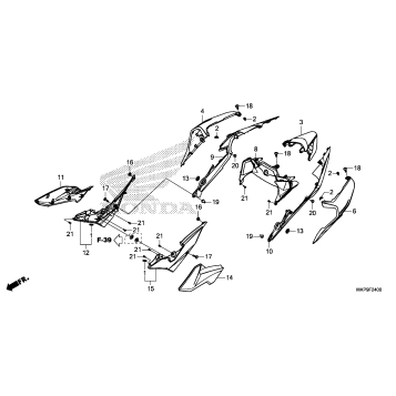 SIDE COVER@REAR COWL