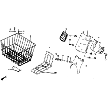 TOP COVER + FRONT CARRIER