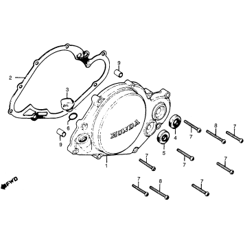 LEFT CRANKCASE COVER