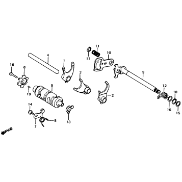 SHIFT DRUM + SHIFT FORK