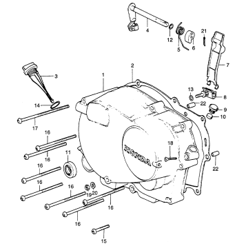 RIGHT CRANKCASE COVER
