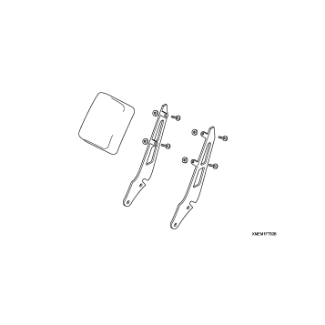 DELUXE CHROME BACKREST WITH PAD