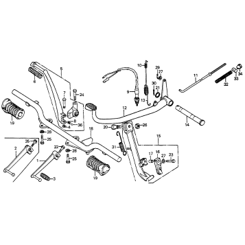 PEDAL + KICK ARM + STAND 76,78