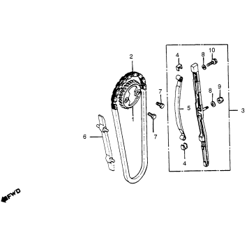 CAM CHAIN + TENSIONER