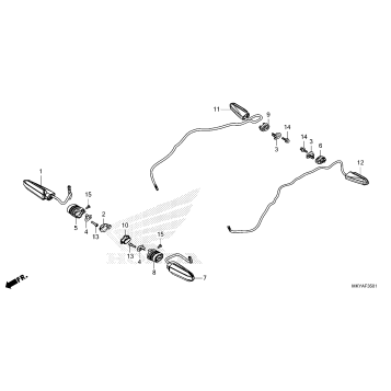 TURN SIGNAL (CBR650RAC)