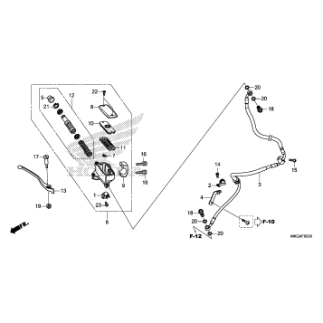 FRONT BRAKE MASTER       CYLINDER (1)