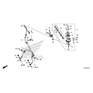 FRONT BRAKE MASTER       CYLINDER (1)