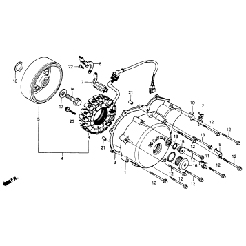 LEFT CRANKCASE COVER