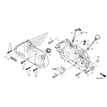 RIGHT CRANKCASE COVER (1)