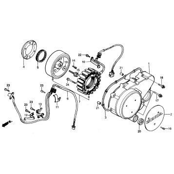 LEFT CRANKCASE COVER