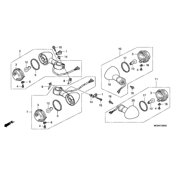 FRONT + REAR TURN SIGNAL