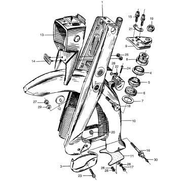 FRONT FORK + FRONT FENDER (2)