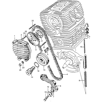 CAM CHAIN + CAM CHAIN ADJUST