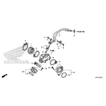 INTAKE MANIFOLD@INJECTOR