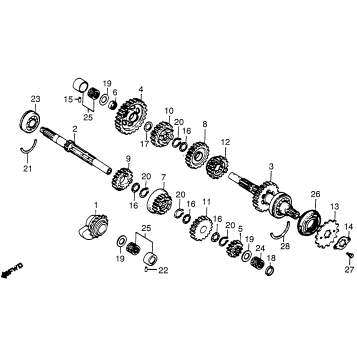 REAR BALANCER + TRANSMISSION