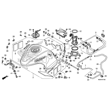 FUEL TANK + FUEL PUMP