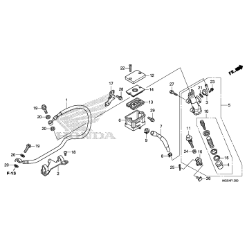 REAR BRAKE MASTER        CYLINDER (1)