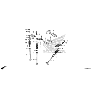 CAMSHAFT@VALVE (RR.)