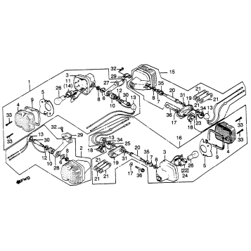 XL500S TURN SIGNAL 79-81