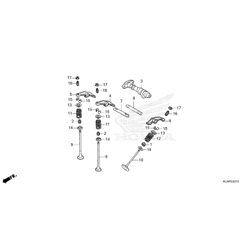 CAMSHAFT@VALVE (RR.)
