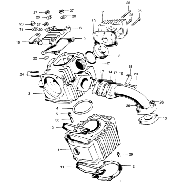CYLINDER + CYLINDER HEAD