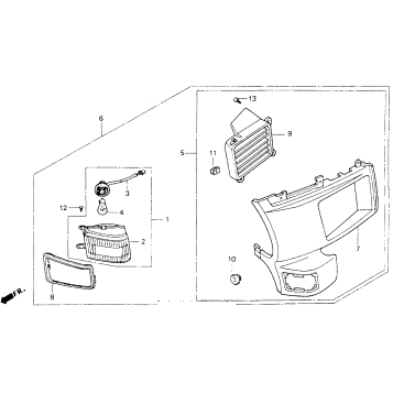 L. SIDE UNDER COWL SET 92