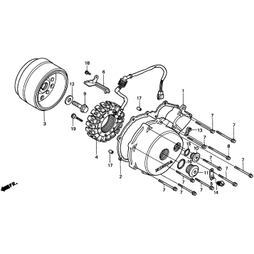 LEFT CRANKCASE COVER