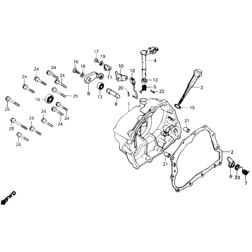 RIGHT CRANKCASE COVER