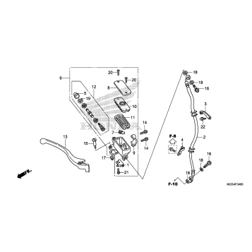 FRONT BRAKE MASTER       CYLINDER (1)